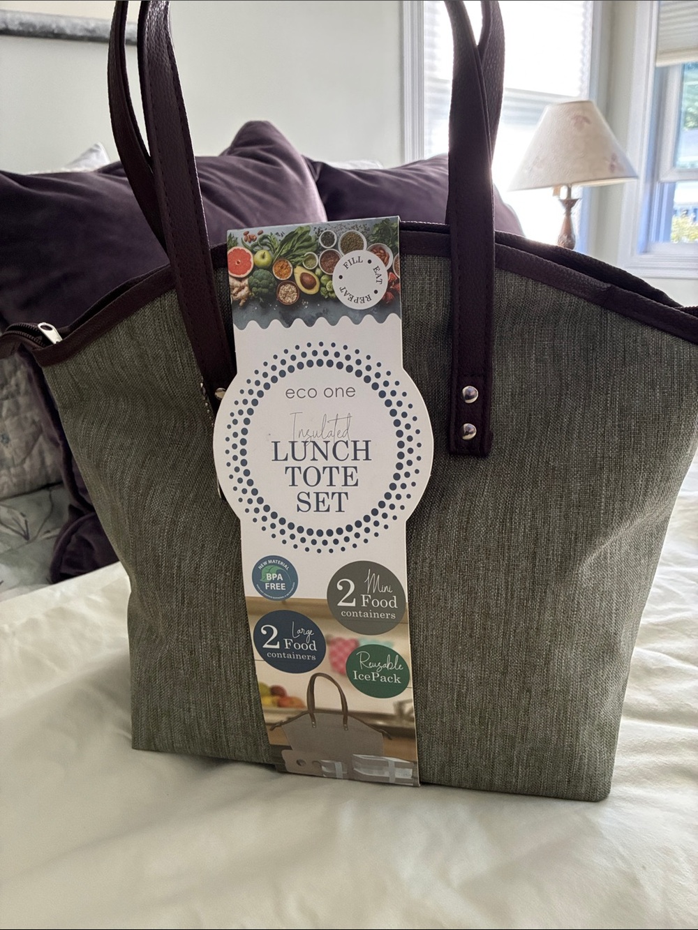 Insulated Lunch Tote Set